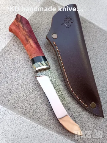 Ръчно изработен ловен нож от марка KD handmade knives ловни ножове, снимка 1 - Ножове - 47016955