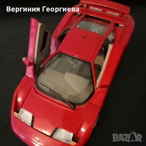 Умален модел Bugatti 1991год. 1:18, снимка 3 - Колекции - 46341722