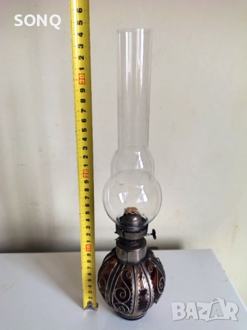 Страхотна Колекционерска Газена Лампа, снимка 9 - Антикварни и старинни предмети - 53290582