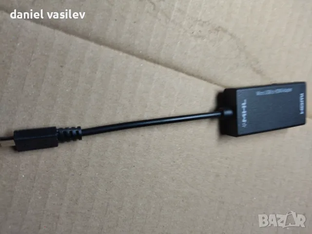 адаптер micro USB към HDMI c MNL, снимка 3 - Кабели и адаптери - 46996304