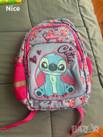 Детска/ ученическа раница “Lilo&Stithc” Италия , снимка 7 - Раници - 53162604