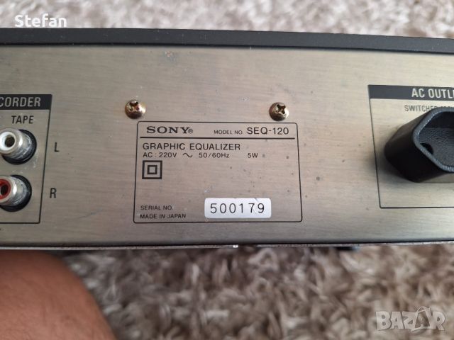 Еквалайзер Sony SEQ-120, снимка 9 - Еквалайзери - 46699326