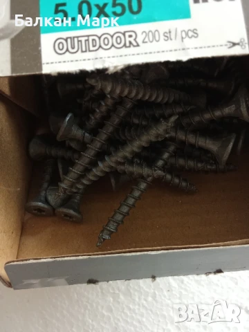 Dyna Plus Outdoor C4 – Винтове за дърво ,външна употреба (5x50 мм, 200 бр), снимка 2 - Железария - 50820977