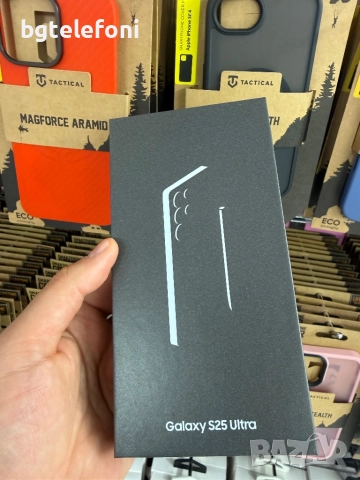 Samsung Galaxy S25 Ultra 256GB titanium black,запечатан, 2 години гаранция