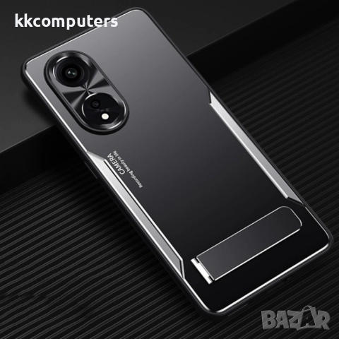 Oppo A1 Pro 5G / Reno8 T 5G / A98 5G Titanium Alloy Удароустойчив Калъф и Протектор