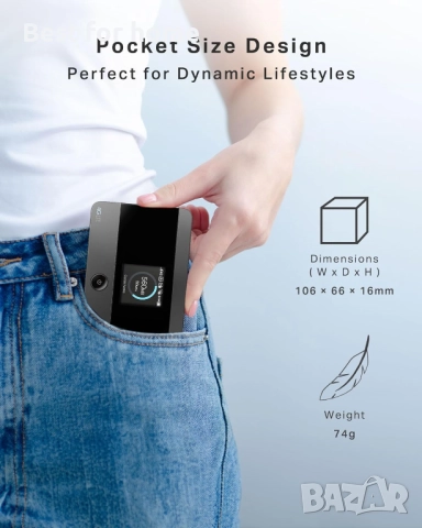 TP-Link M7350 4G Cat4 LTE преносим WiFi, снимка 3 - Друга електроника - 52492644