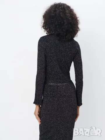 Жилетка с метална нишка, снимка 4 - Жилетки - 49667244