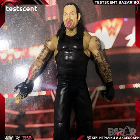 Екшън фигура WWE The Undertaker Гробаря Mattel basic играчка action figure, снимка 1 - Колекции - 48503015