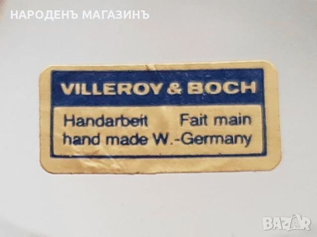 VILLEROY & BOCH – немски кристал пепелник кристален с етикета , снимка 3 - Други ценни предмети - 51032420