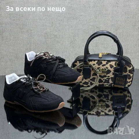 Miu Miu Дамски Маратонки👟Дамски Спортни Обувки Миу Миу - Налични Различни Цветове Код D2088, снимка 6 - Маратонки - 49409110