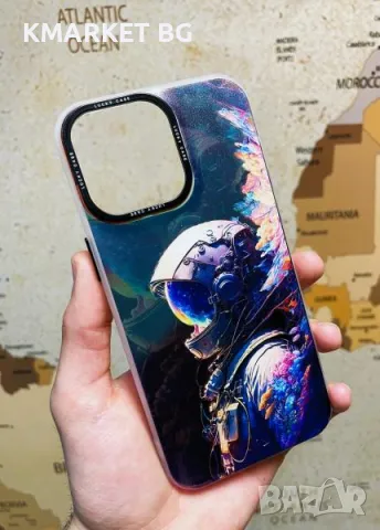 Калъф силикон Astronaut Мод.1 за iPhone 15 6.1 Баркод : 3128095, снимка 1 - Калъфи, кейсове - 46951302