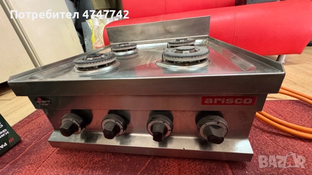 Професионален газов котлон, снимка 3 - Котлони - 53610361