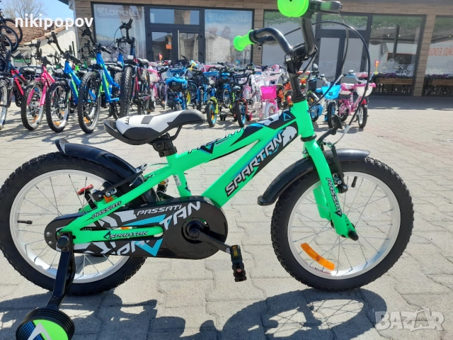 PASSATI Велосипед 16" SPARTAN зелен