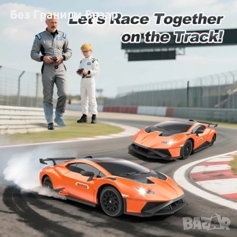 Нова играчка RC Дрифт автомобил 35 km/h 4WD LED светлини 1:18 High Speed, снимка 8 - Коли, камиони, мотори, писти - 52470828