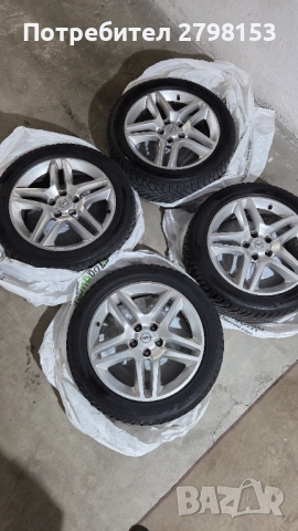 Комплект гуми с джанти - зимни ДОТ2022г. , снимка 2 - Гуми и джанти - 52420118