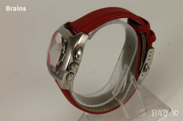 Дамски Стоманен Кварцов Хронограф CHRONOTECH Prisma, снимка 5 - Дамски - 52494242