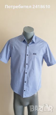 Hugo Boss Regular Fit Stretch Cotton  Mens Size S НОВО! ОРИГИНАЛНА Мъжка Риза!, снимка 1 - Ризи - 46102740