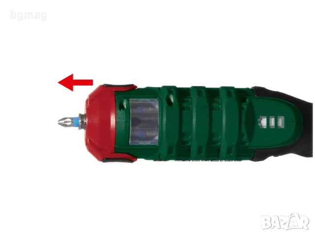 PARKSIDE Rapidfire 2.2, 4V акумулаторна отвертка с комплект битове и калъф, снимка 7 - Винтоверти - 50505138