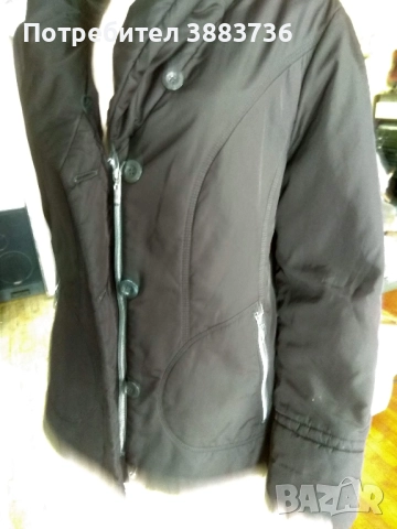 Дамско ватирано яке с висока яка, снимка 6 - Якета - 52546659