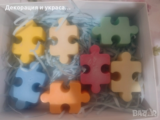 Сапунчета модел Пъзел  за рожден ден, снимка 2 - Траурни и погребални услуги - 52598170