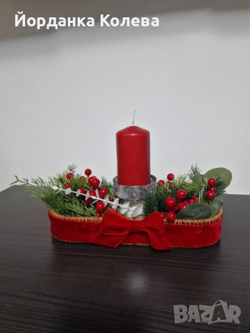 Коледен  свещник 