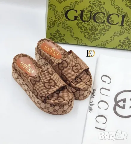 дамски чехли gucci , снимка 6 - Чехли - 46929929