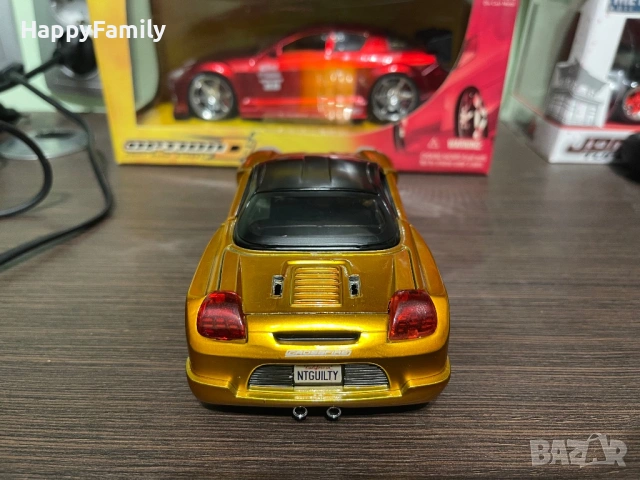 Мащабен модел Toyota MR2 MR 1:24 Jada Toys Бързи и Яростни, снимка 4 - Колекции - 53465399