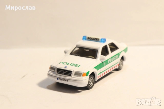 1:64?? HONGWELL MERCEDES C ПОЛИЦИЯ POLICE КОЛИЧКА МОДЕЛ, снимка 3 - Колекции - 53605930