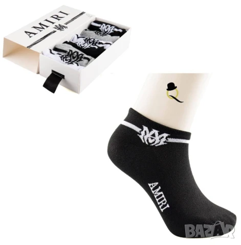 чорапи в кутия nike calvin klein gucci under amor hugo boss , снимка 4 - Дамски чорапи - 50596177