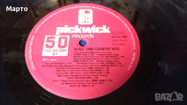 Двоен албум грамофонни плочи, винил, кънтри, сборен ALL TIME country hits 50 песни, Англия, снимка 5 - Грамофонни плочи - 49677343