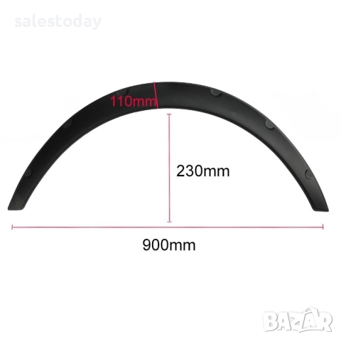 Калници за кола, декоративни 4бр в комплект, 900мм, снимка 2 - Аксесоари и консумативи - 49749618