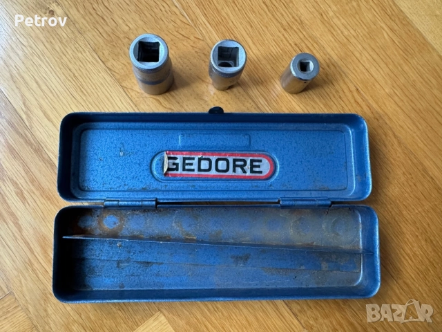 GEDORE No.3093U-1 - MADE IN GERMANY - 3/8" ПРОФЕСИОНАЛНА Гедория 12-стенни вложки 6 - 19 mm+3 вложки, снимка 4 - Гедорета - 51790689
