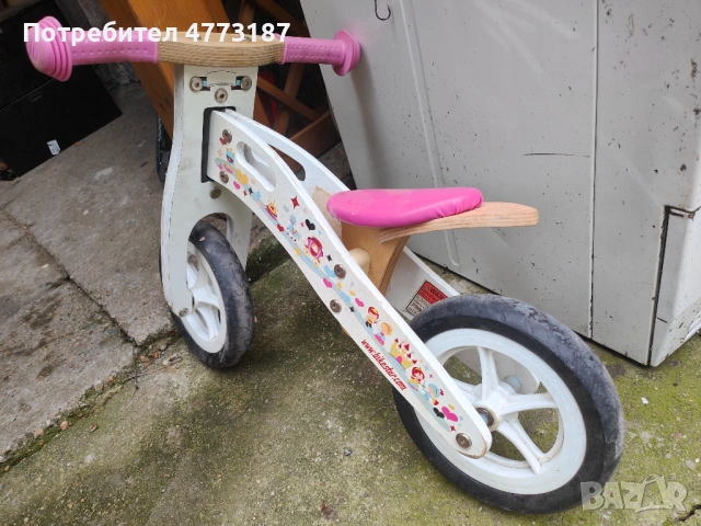 дървено детско колело, снимка 3 - Детски велосипеди, триколки и коли - 54023755