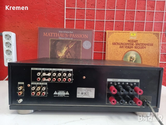 Усилвател SONY F-505ES, снимка 7 - Ресийвъри, усилватели, смесителни пултове - 53480474