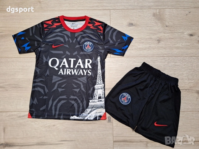 Детски екип на Хвича Кварацхелия ПСЖ нов модел!!!, снимка 2 - Футбол - 49261966