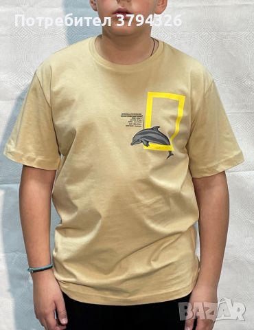 Детска памучена тениска за момче CEGISA, снимка 1 - Детски тениски и потници - 46455970