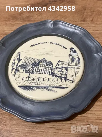 Ретро чинийки за стена. Германия , снимка 3 - Колекции - 49801551