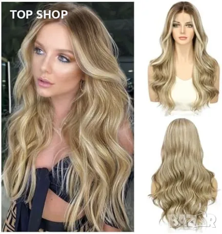 Нова Перука за Парти и Ежедневие, Висококачествена коса за жени прическа, снимка 4 - Аксесоари за коса - 49321395