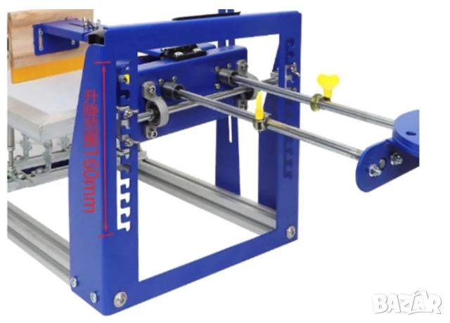 Сито печат преса за обли цилиндрични предмети като чаши мъгове бутилки ръчна намалена, снимка 4 - Други инструменти - 52882794