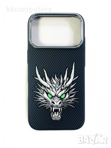 Калъф PVC Карбон MagSafe / Дракон / за iPhone 17 Pro Max 6.9 Баркод : 3133048