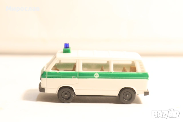 HERPA H0 1/87 VW T3 TRANSPORTER POLICE ПОЛИЦИЯ КОЛИЧКА