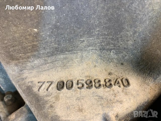 Ръчна 5 степенна скоростна кутия Renault Scenic I (99-03) 1.6i 107к.с. 7700598840, снимка 9 - Части - 49917233