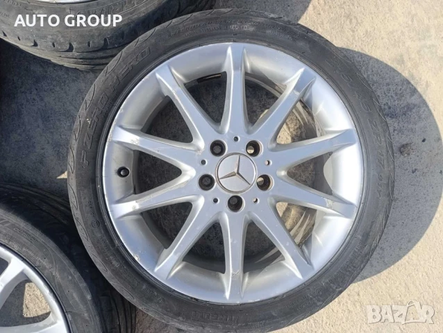 Джанти 17 цола 5х112 ЕТ49 за Мерцедес А, В, С класа, снимка 3 - Гуми и джанти - 51325033