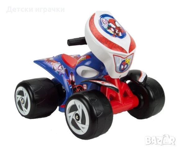 Акумулаторно бъги АТВ 6V Спайдърмен Spiderman, Injusa, снимка 1