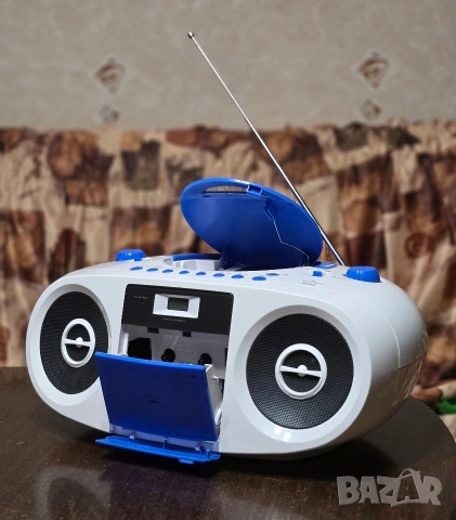 Касетофон Terris RCA - 253 радио, касетка, диск, USB флашка и AUX, снимка 3 - Радиокасетофони, транзистори - 53067873