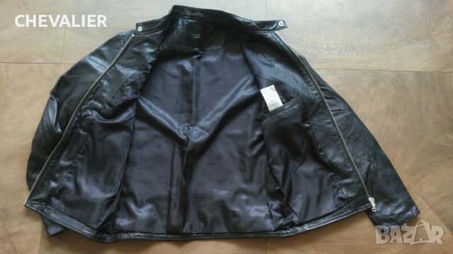 Jack & Jones JPRBEAM LEATHER Jacket Размер M яке естествена агнешка кожа 29-62, снимка 11 - Якета - 46517656