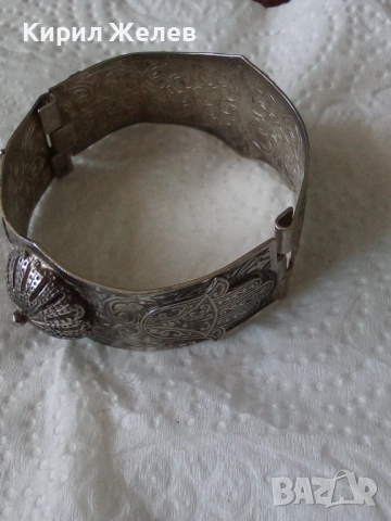 Старинна гривна филигранна 52781, снимка 4 - Гривни - 53530634