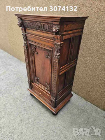Уникален шкаф с дърворезба, снимка 3 - Шкафове - 50224553