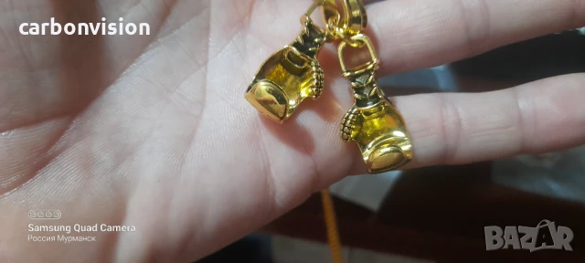 Медальони боксови рукавици, снимка 2 - Колиета, медальони, синджири - 50835586