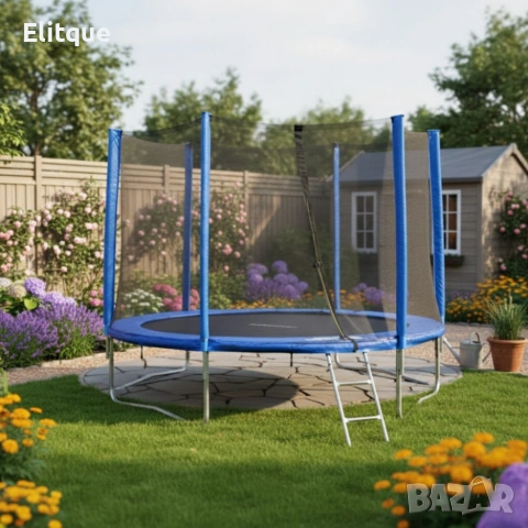 Батут с външна мрежа Jump 10ft - безопасно забавление и тренировка, снимка 4 - Други стоки за дома - 53561485